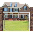 thumbnail image 4 of HITTITE Adjustable Chain Link Gate Kit, Anti-Rust Outdoor Garden Fence, Heavy Duty Pedestrian Walking Gate for Residential, Yard, Entry Way, 26"-72" Wide x 4' High, 4 of 8