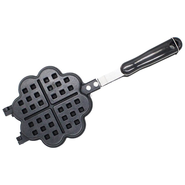 Sartén Doble Lado Waffle Skidet Maker Pan Aleación Aluminio Antiadherente