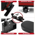 thumbnail image 3 of Black Red Edge Flexibility Trainer, Anti-Slip Base, Waterproof Surface, Adjustable Leg Stretcher Machine, Stretching Device, for Fitness Space, Gym, Dance Room, 3 of 7