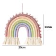 thumbnail image 2 of Rainbow Wall Hanging, Rainbow Decor, Macrame Rainbow Wall Hanging, Rainbow Baby, 2 of 5