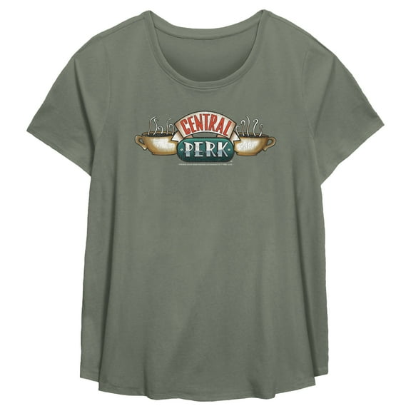 Women's Friends Vintage Central Perk Logo Graphic T-Shirt