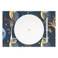 thumbnail image 2 of Branches and Owls 12×18 inch Placemats Heat Resistant Washable Foldable Rectangular Placemats Set Decoration Indoor Outdoor for Kitchen Dining Table 1PC, 2 of 8