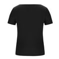thumbnail image 5 of Olyvenn Womens Summer Tops Short Sleeve Shirts for Women Sexy Tops Y2K Shirts One Piece Cutout Tops Cute Trendy Tees Tops Black L, 5 of 6