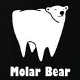 thumbnail image 3 of CafePress - Molar Bear Polar Tooth Bear Sweatshirt - Classic Crew Neck Sweatshirt, 3 of 4
