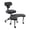 Black, variant on Ergonomic Cross Legged Chair, 360° Swivel Meditation Chair, Versatile Kneeling Chair Black