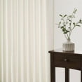 thumbnail image 5 of 96 Inches Long Pinch Pleated Semi Sheer Curtains,Natural Linen Blended Light Filtering Window Curtains 96 Length for Living Room Bedroom Pinch Pleat Drapes with Hooks 1 Panels 72" Wx96 L, 5 of 16