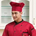 thumbnail image 3 of Chef Hat adulto ajustable elástico panadero cocina Chef Cap, rojo Sailing Electrónica, 3 of 4