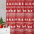thumbnail image 4 of Haperlare 52"W x 95"L Christmas Velvet Window Curtains Boho Room Darkening Boho Bedroom Curtain for Living Room, Red, 2 Panels, 4 of 9