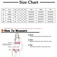 thumbnail image 3 of LoyisViDion Women'S Swimsuit Clearance Swimsuits for Women 2 Piece Hawaiian Tropical Print Swim Cami Bra and Ruffles Bathing Sets Beachwear White 10(XL), 3 of 5
