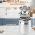 thumbnail image 2 of Deep Fryer Set Oil Storage with Basket, 2L Stainless Steel Oil Filter Pot, Bacon Grease Container with Strainer,for Home Kitchen Cooking or Frying Oil, Multi-use & Dishwasher Safe, 2 of 7