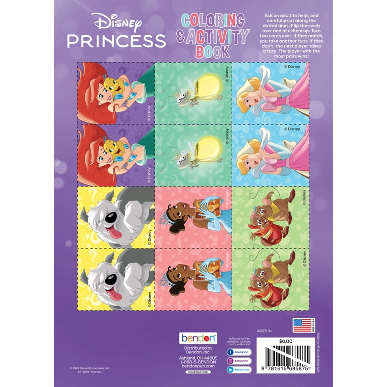Disney Princess 48-page Coloring & Activity Book, by Bendon