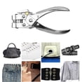 thumbnail image 2 of Metal Leather Hole Punches Set With Ergonomic Handle Adjustments For Accurate Crafting For Belts Wallets, 2 of 11