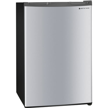 Arctic Wind 4.4-Cu. Ft. Energy Star Compact Refrigerator with Freezer Compartment in Silver