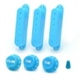 thumbnail image 1 of 48 50 52MM ST Guitare Électrique Single Coil Micro Couvre 1 Volume 2 Bouton de Tonalité SSS, 1 of 5