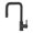 Matte Black, variant on Stylish Rivo One-Handle Stainless Steel Pull Down Kitchen Faucet Height 14" K-148S