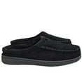 thumbnail image 3 of Clarks Men's Open Back Suede Sherpa Lined Clog Slippers, BLM19021 Indoor/Outdoor Slip-Ons (Black Suede Open Back, 8), 3 of 3