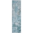 thumbnail image 2 of Addison Rugs Chantille Indoor/Outdoor Transitional Lattice Teal Washable Runner Rug, 2'3" x 7'6", 2 of 6