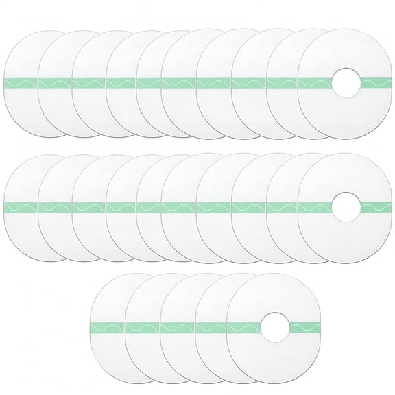 XIRQI 2026 New 25 Pcs White Freestyle Sensor Covers for Libre 1/2 Waterproof Adhesive Patches Precut Tape Shower Strong Stick