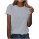 thumbnail image 4 of Karight Spring Summer Tops for Women Casual Short Sleeve T Shirts Oversized Tees, 4 of 4