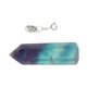 thumbnail image 4 of Kit de piedras de cristales naturales falsos, colgante, cristales naturales falsos, forma de piedra hexagonal, para meditación, yoga, decoración de la oficina en el hogar blanco púrpura oscuro, 4 of 6