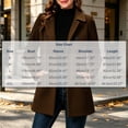 thumbnail image 4 of Cmtiyu Winter Coats for Women Classic Notched Collar Long Sleeve Button Pea Coats with Pockets Casual Fall Winter Outerwear Jackets S-2XL, 4 of 7