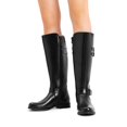 thumbnail image 4 of Botas Altas de Montar con Hebilla para Mujer DREAM PAIRS Talla 8 Color Negro, 4 of 7