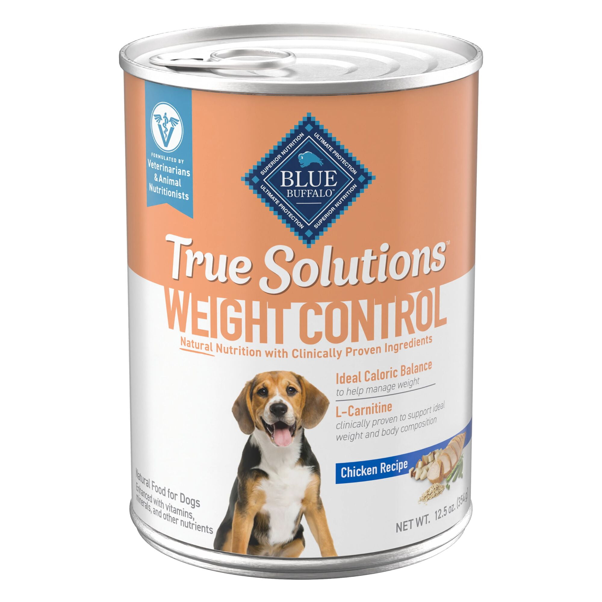 (6 pack) Blue Buffalo True Solutions Weight Control Wet Dog Food, 12.5-oz. Can