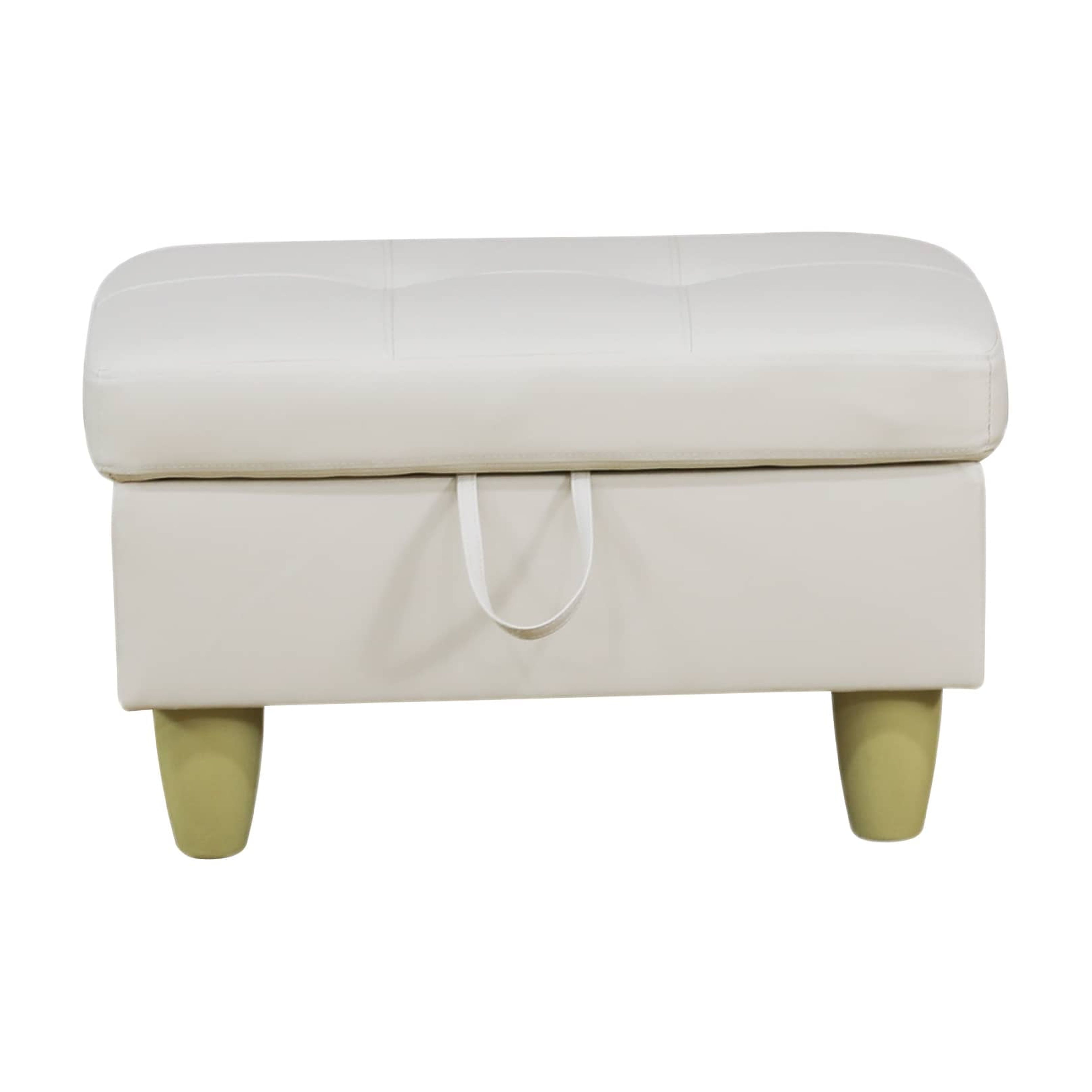MAYEERTY White Modern 3-Piece Couch Crisp Tone Bright Fresh Living Room Ambiance