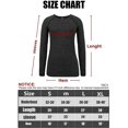 thumbnail image 5 of 3-4 Pack T-Shirt à Manches Longues Dry Fit pour Femmes Évacuant l'Humidité Tee à Manches Longues Compression Extérieure Course Tops d'Entraînement, 5 of 5