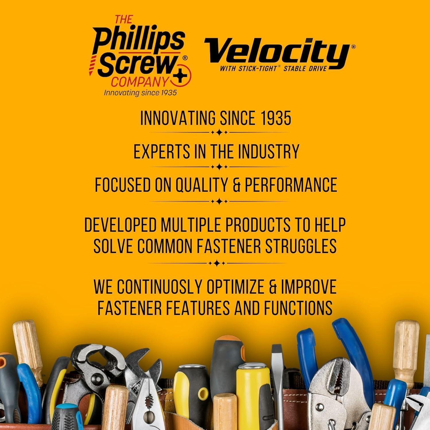 Velocity Assorted Wood Screws Kit, 155 Count with Bits photo 4