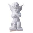 thumbnail image 2 of Estatua de ángel de estilo europeo, figura de ángel de rezando arrodillado, escultura de resina decorativa coleccionable encantadora 92 cm x 82 cm x 168 cm BLESIY Estatuillas de estatuas de ángeles, 2 of 7