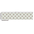 thumbnail image 2 of Damask Sofa Upholstery Fabric by the Yard, Bicolor Repeating Classic Ornament with Ethnic Floral Details and Swirls, Decorative Fabric for DIY and Home Accents, Cocoa Sea Green White by Ambesonne, 2 of 4