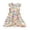 R368-Yellow, variant on RMGVDSD Girls Dresses Summer Floral Print Knee Length Ruffle Sleeve Swing A-Line Cute Midi Casual Sundress Fashion Little Girl's Dress Spring Carnival Dress