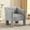 Gray, variant on Christopher Knight Home Modern Barrel Accent Chair 29.9" Chenille Upholstered Armchair with Foam Cushion, Gray