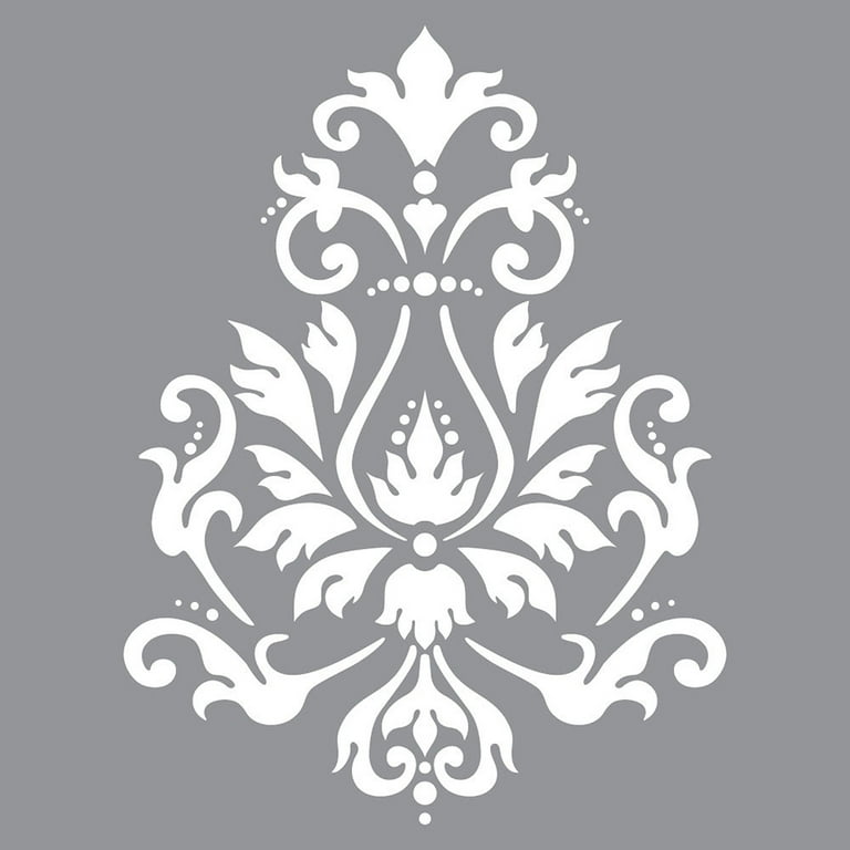 Americana Decor Stencil 12 americana-decor-stencil-12-x12-brocade-motif-walmart-com