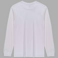 thumbnail image 2 of Unisex Long Sleeve Cotton T-Shirt , Lightweight Deluxe Tee for Men & Women, Great for Casual Wear, Layering & Printing, Full Sleeve Fit for All-Day Comfort â Style 901, 4.3 oz, 2 of 4