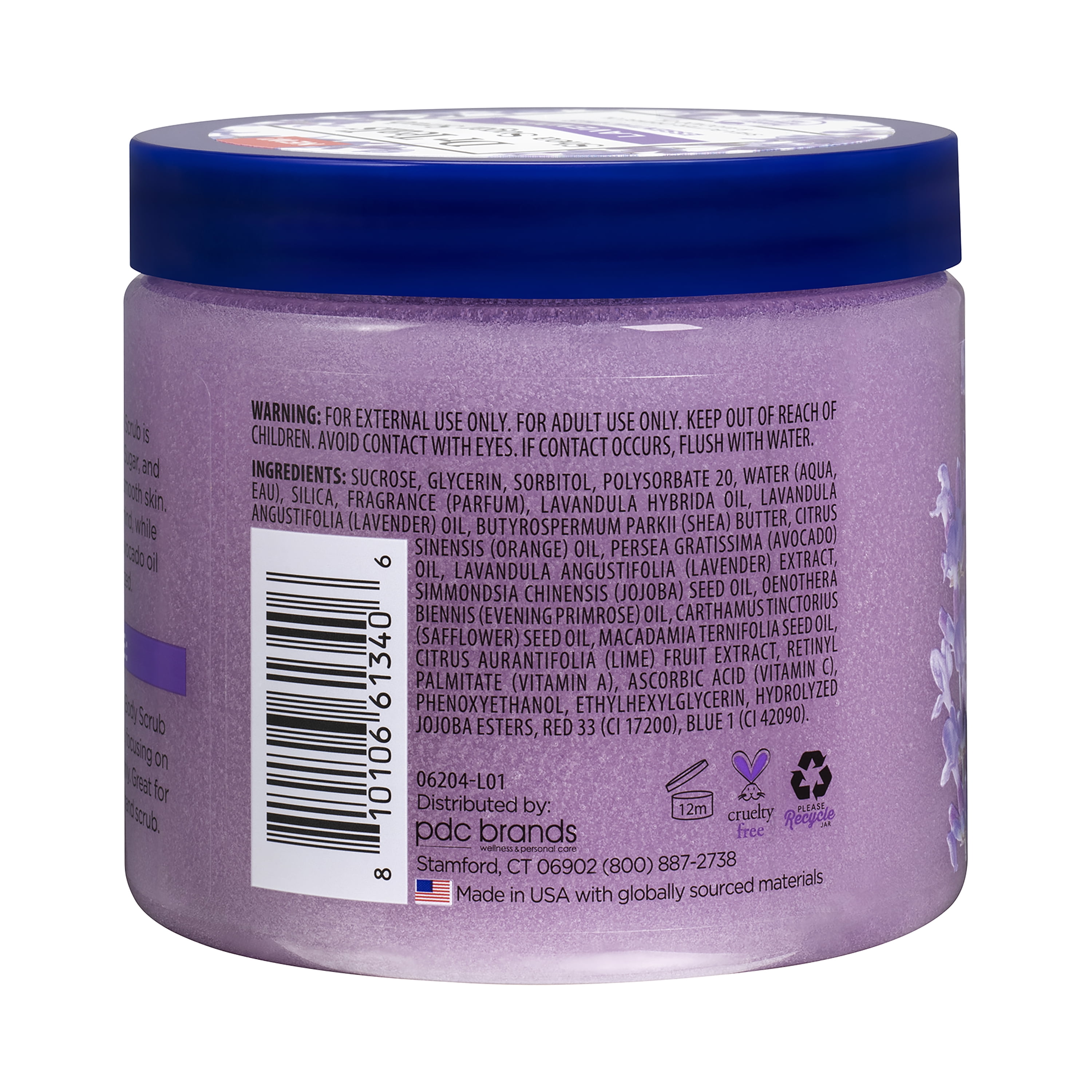 Dr Teal's Shea Sugar Body Scrub with Lavender Essential Oils, 19 oz