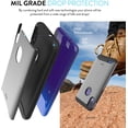 thumbnail image 2 of TUDIA Merge for BLU Vivo X6 / G60 / v70 Case Dual Layer Heavy Duty Slim - Metallic Slate, 2 of 6