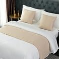 thumbnail image 1 of Aursykel Modern Style Bed Cover 19.8 x 94.4 Inches Fine Fibers Soft and Relaxing Protects Down Relaxeder Machine Washable Versatile Use as Table or Bed Flag Enhances Decor, 1 of 6