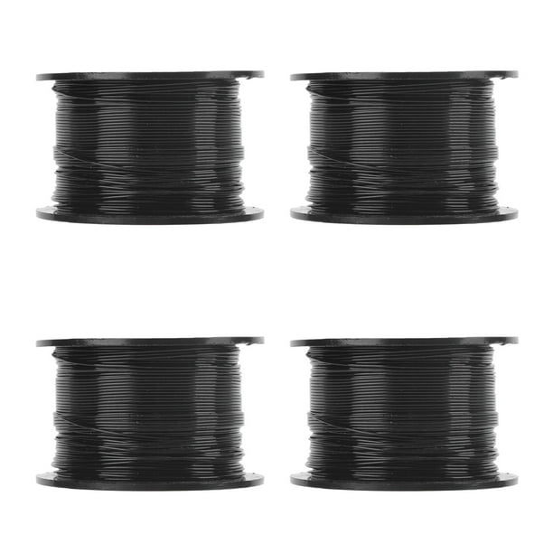 Cable metálico de torsión, 4 bridas metálicas para cables de torsión, bridas para cables de grado profesional