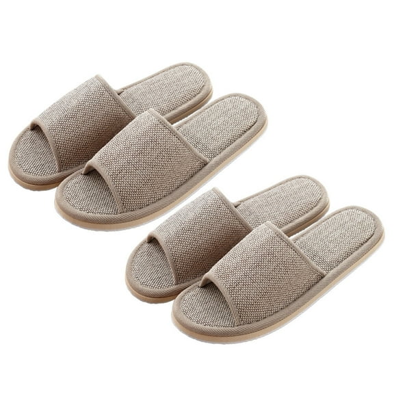 2 Pairs Spa Slippers Four Seasons Household Lovers
