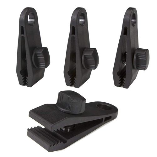 PWFE 10 Pcs Tarp Canvas Clips Lock Grip Clamps Thumb Screw Tent Clip
