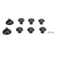 thumbnail image 2 of 6 Pcs Metal Thumbsticks for Edge, for Elite, for Switch Pro Controllers, Replacement Kit with Standard, Low Dome, High Dome Caps, Enhanced Control and Aluminum Alloy Construction, 2 of 7