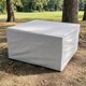 thumbnail image 4 of Funda para muebles patio, funda para sillas comedor exterior, tela Oxford, a prueba polvo, impermeable, protector multiusos. Plata 120x120x74cm, 4 of 6