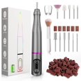 thumbnail image 1 of TUOBEO Taladro de Uñas Inalámbrico Kit de Lima Recargable Profesional Efile Gel Acrílico Removedor de Esmalte de Uñas Máquina de Manicura Pedicura Juego Portátil con 11 Bits 56 Bandas de Lijado para S, 1 of 5