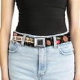 thumbnail image 5 of Buckle-Down Belt, Seatbelt Buckle Belt, Only God Can Judge Me Black, 34 to 52 Inches, 5 of 9