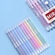 thumbnail image 2 of Bolígrafo de gel simple G-302, 12 colores, cuenta de mano, estilo de 0,5 mm, color fresco, 2 of 4