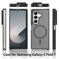 thumbnail image 6 of ELEHOLD Case for Samsung Galaxy Z Fold 7, Magnetic Phone Case, Hybrid Shockproof Cover, Raised Camera & Screen Protection,Black, 6 of 6