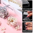 thumbnail image 3 of 100pcs Clear Acrylic Plastic Boxes with Lid - 2x2x2 Inch Square  Containers for Party Favors, Jewelry, Earrings, Herbs, Beads & Gifts, 3 of 6