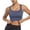 Grey, variant on WHEANG Sports Bras for Women Yoga Beauty Sports Bra with Removable Pads High Support Workout Top Shockproof Running Athletic Vest Bra for Gym Fitness Activewear Size S White